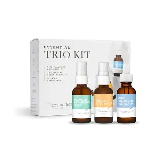 Cosmedica Skincare Facial Serum Trio Set Value for Clear Skin