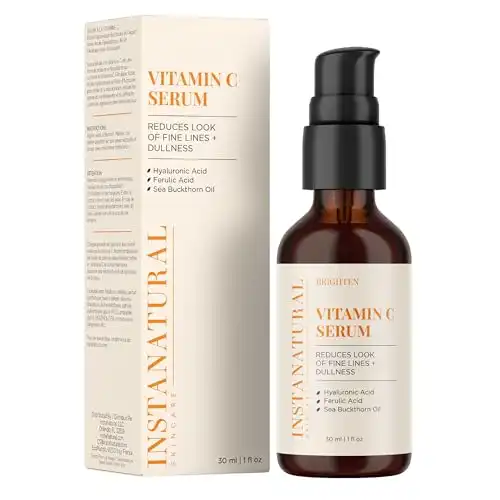 InstaNatural Vitamin C Serum with Hyaluronic Acid & Vitamin E